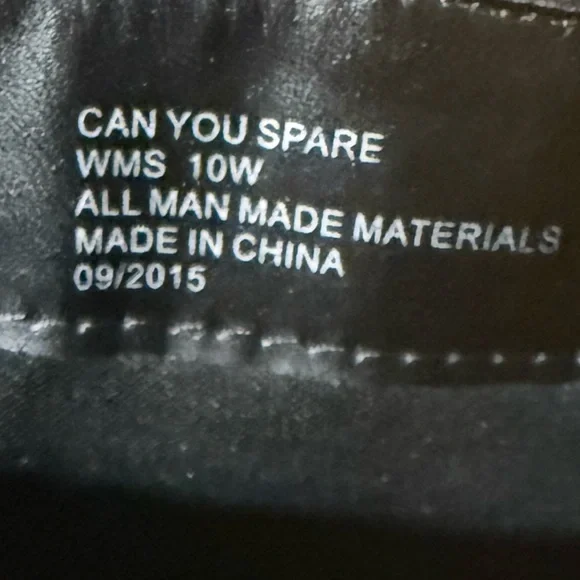 Women’s Knee High Black Leather Boots Size 10W - Picture 9 of 11